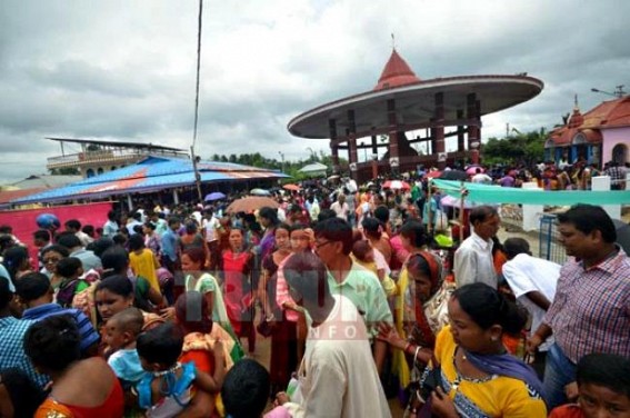 Huge crowd throngs at fourteen goddess on the 6th day of traditional Kharchi festival Huge crowd throngs at fourteen goddess on the 6th day of traditional Kharchi festival